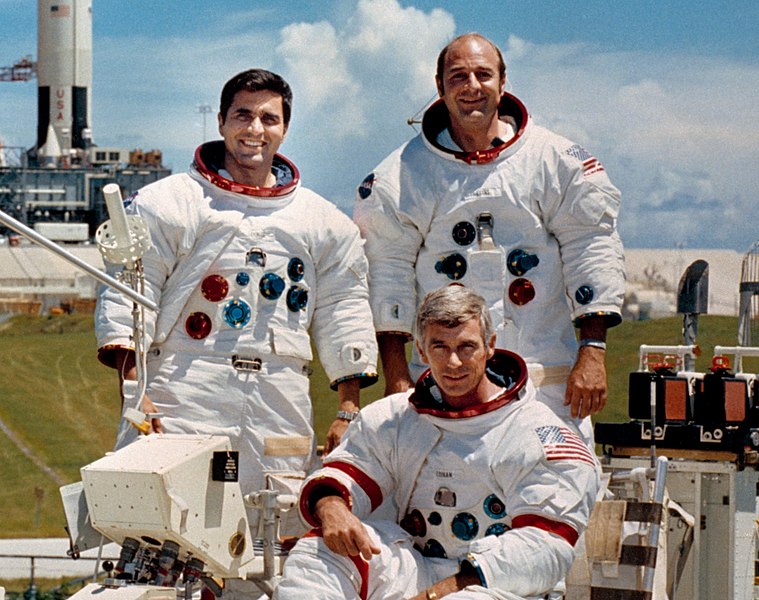 Apollo 17 Crew: Eugene A. Cernan, Ronald E. Evans, Harrison H. Schmitt